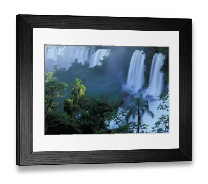Framed Print : SA, Brazil, Parana State; Iguacu NP, Iguacu Falls Framed Print : SA, Brazil, Parana State; Iguacu NP, Iguacu Falls