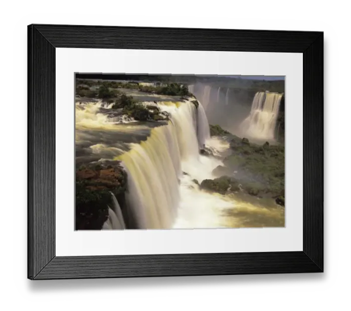 Framed Print : unknown. South America, Brazil, Igwacu Falls, Igwazu Falls