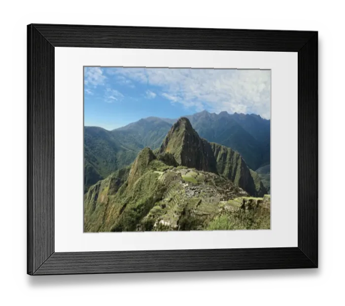Framed Print : Peru, Machu Picchu, the ancient lost city of the Inca Framed Print : Peru, Machu Picchu, the ancient lost city of the Inca