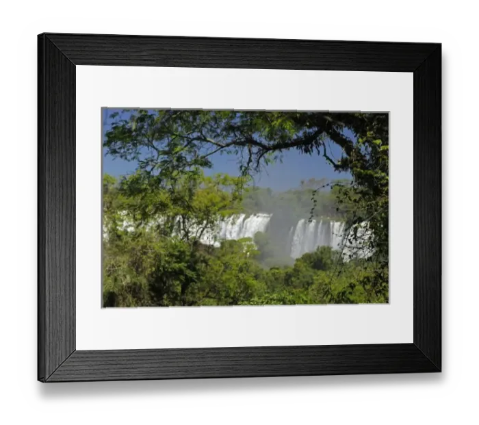Framed Print : Argentina, Iguacu Falls in sun Framed Print : Argentina, Iguacu Falls in sun
