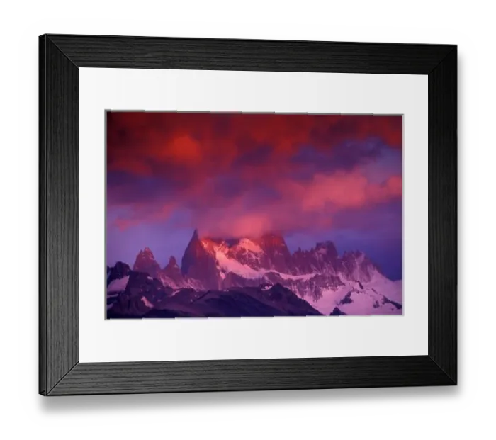 Framed Print : SA, Argentina, Los Glaciares National Park, Cerro Fitz Roy Framed Print : SA, Argentina, Los Glaciares National Park, Cerro Fitz Roy