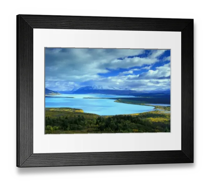 Framed Print : NA, USA, Alaska, Katmai NP, Naknek Lake. The green waters of Naklek Lake Framed Print : NA, USA, Alaska, Katmai NP, Naknek Lake. The green waters of Naklek Lake