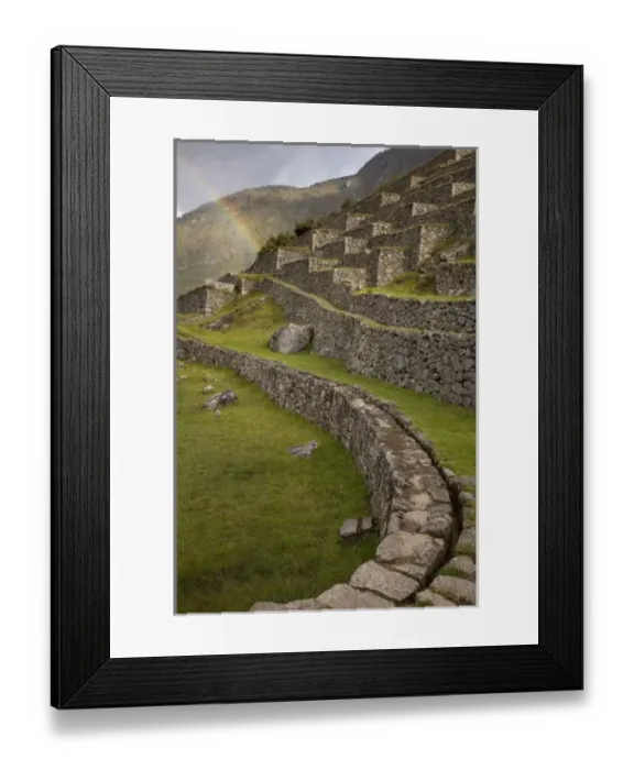 Framed Print : Rainbows over