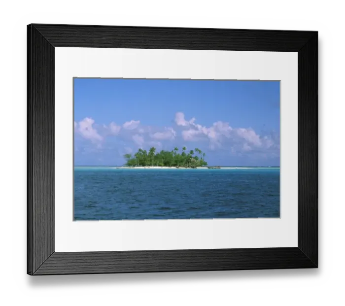 Framed Print : Oceania, French Polynesia, Tahiti. Small Island Framed Print : Oceania, French Polynesia, Tahiti. Small Island