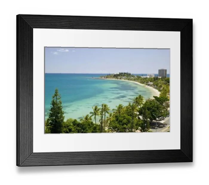 Framed Print : New Caledonia, Grande Terre Island, Noumea. Anse Vata resort area Framed Print : New Caledonia, Grande Terre Island, Noumea. Anse Vata resort area