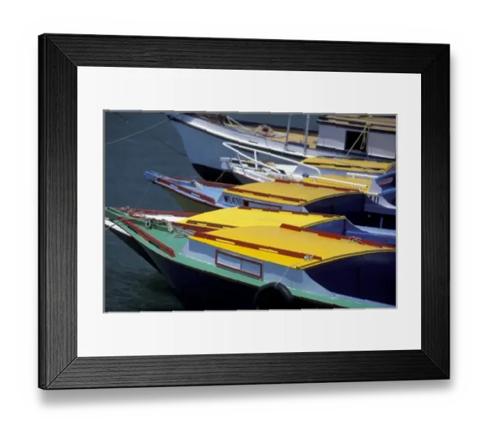Framed Print : Fiji, Viti Levu, Lautoka, Small boats in Port of Lautoka Framed Print : Fiji, Viti Levu, Lautoka, Small boats in Port of Lautoka
