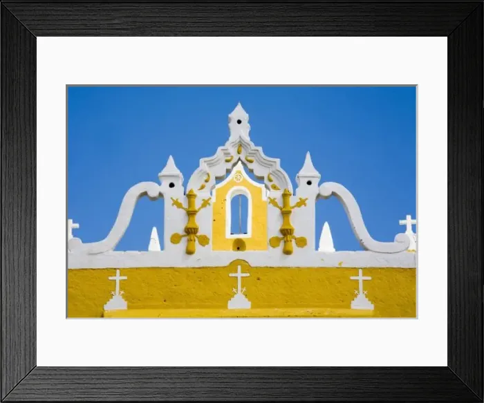 Framed Print : Mexico, Yucatan, Izamal. The Franciscan Convent of San Antonio de Padua, built by Framed Print : Mexico, Yucatan, Izamal. The Franciscan Convent of San Antonio de Padua, built by