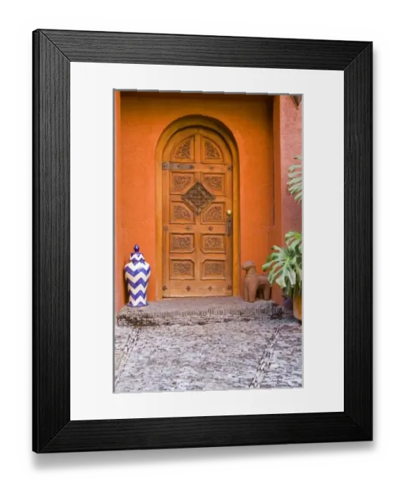 Framed Print : Mexico, Guanajuato state, San Miguel. Casa de la Cuesta, a six bedroom bed & breakfast Framed Print : Mexico, Guanajuato state, San Miguel. Casa de la Cuesta, a six bedroom bed & breakfast