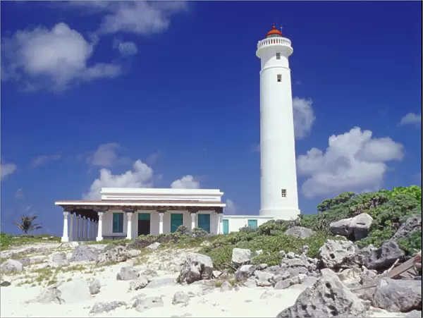 Mexico, Cozumel. Punta Sur Celarain Lighthouse