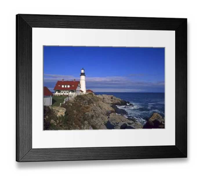 Framed Print : Portland Head Light Lighthouse Maine Framed Print : Portland Head Light Lighthouse Maine