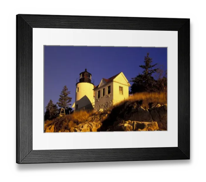 Framed Print : NA, USA, Maine, Bass Harbor Lighthouse