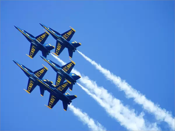 Blue Angels flyby during 2006 Fleet Week performance in San Francisco