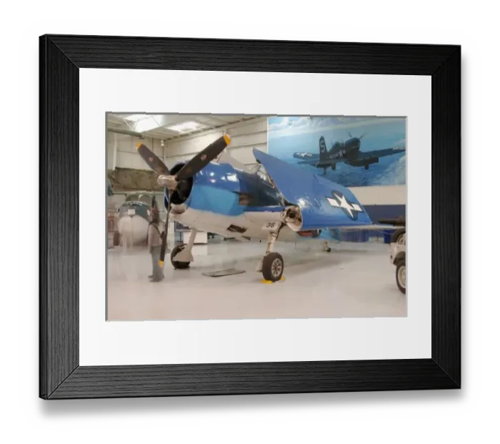 Framed Print : An F-6F Hellcat World War II fighter plane at the Palm Springs Air Museum Framed Print : An F-6F Hellcat World War II fighter plane at the Palm Springs Air Museum