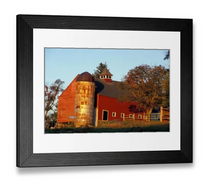 Framed Print : Bolton, MA. USA. A red barn on the Schartner Farm in Massachusetts Nashoba Valley