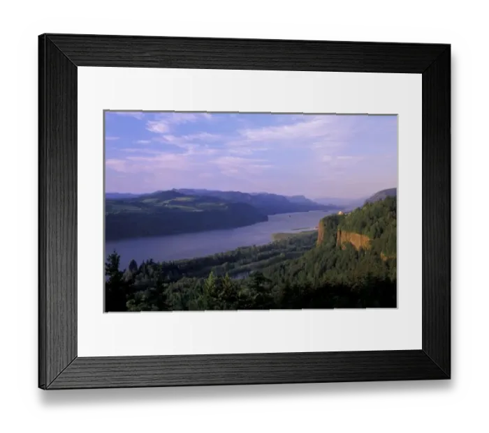 Framed Print : USA, Oregon, Columbia River Gorge National Scenic Area, Vista House and Columbia