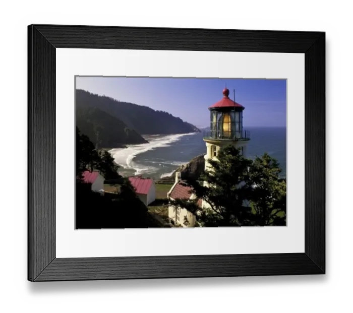 Framed Print : USA, Oregon, Florence. Heceta Head Lighthouse Framed Print : USA, Oregon, Florence. Heceta Head Lighthouse