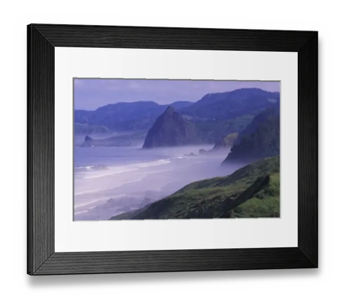 Framed Print : USA, Oregon, Nesika Beach. Oregon coastline and seastacks Framed Print : USA, Oregon, Nesika Beach. Oregon coastline and seastacks