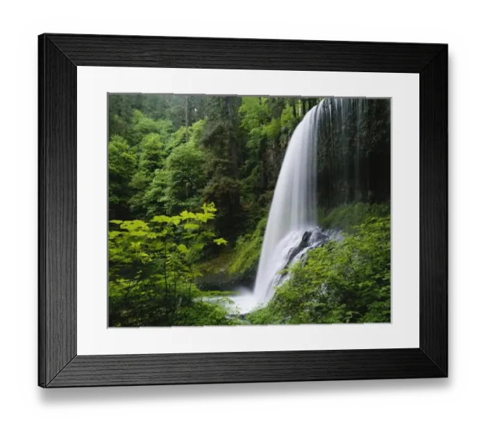Framed Print : Middle North falls, Silver Falls State Park, Oregon, USA