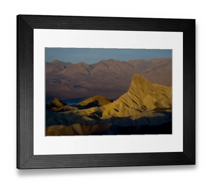 Framed Print : Mornings first light on Zabriskie Point and Death Valley Below. Death Valley N. P Framed Print : Mornings first light on Zabriskie Point and Death Valley Below. Death Valley N. P