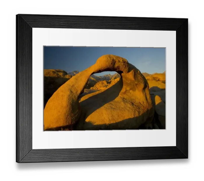 Framed Print : Arch in Alabama Hills Eastern Sierras near Lone Pine, California Framed Print : Arch in Alabama Hills Eastern Sierras near Lone Pine, California
