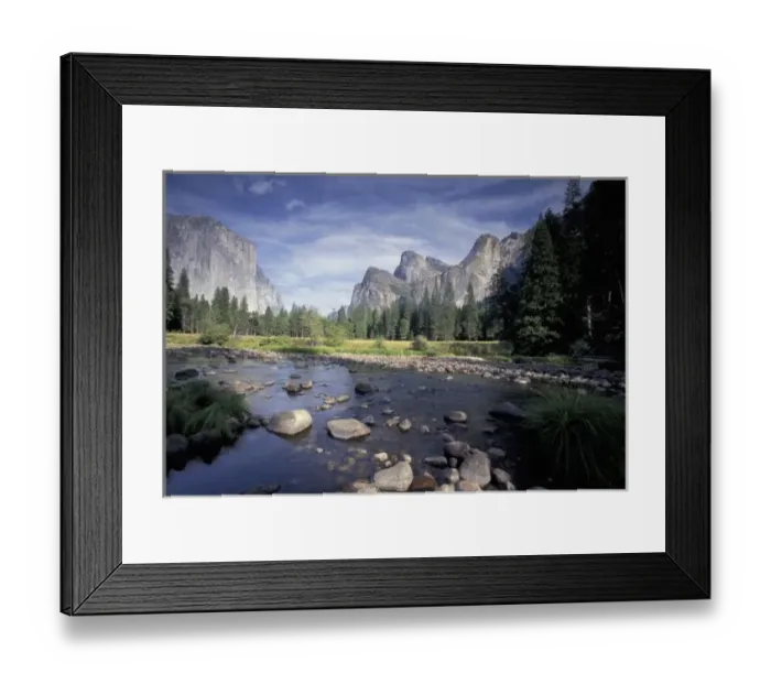 Framed Print : NA, USA, California, Yosemite NP, Valley view