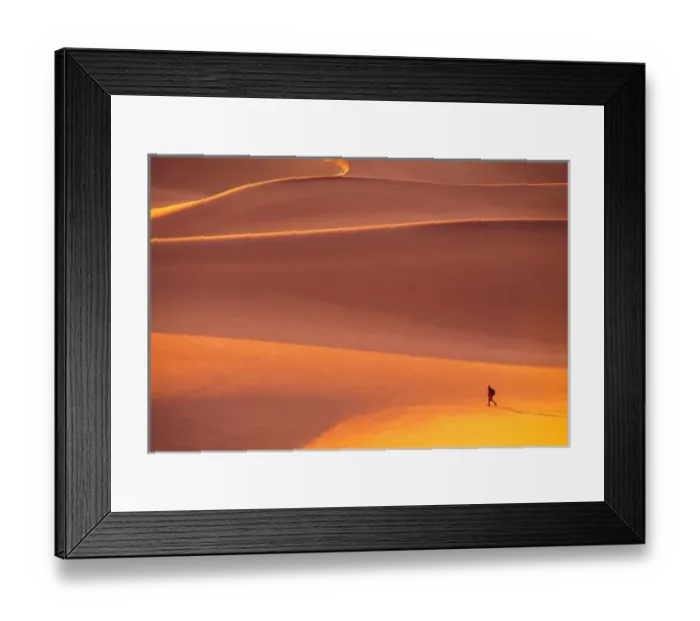 Framed Print : Taken in January at the crack of dawn in Death Valley National park, California