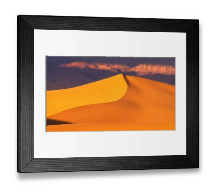 Framed Print : Death Valley at Dawn. California