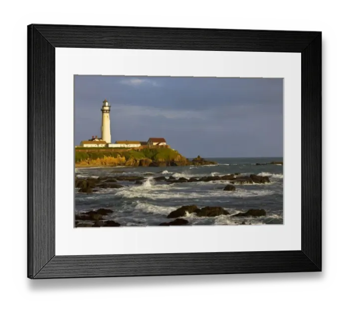 Framed Print : Lighthouse at Pigeon Point State Beach in San Mateo county, California, USA Framed Print : Lighthouse at Pigeon Point State Beach in San Mateo county, California, USA
