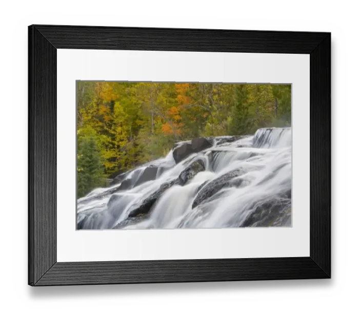 Framed Print : Bond Falls on the Middle Fork of the Ontonagon river near Paulding in the UP of Michigan Framed Print : Bond Falls on the Middle Fork of the Ontonagon river near Paulding in the UP of Michigan