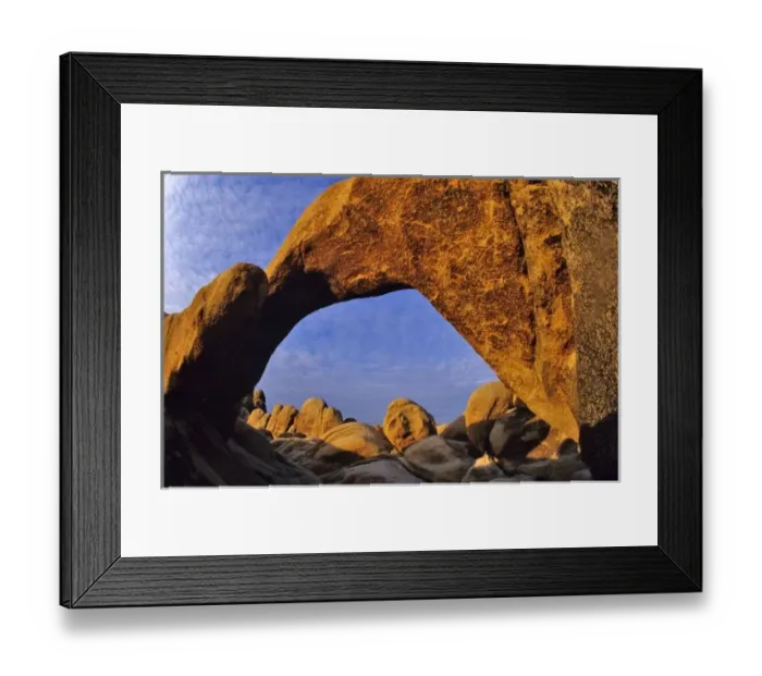 Framed Print : Arch Rock at Joshua Tree National Park in California Framed Print : Arch Rock at Joshua Tree National Park in California