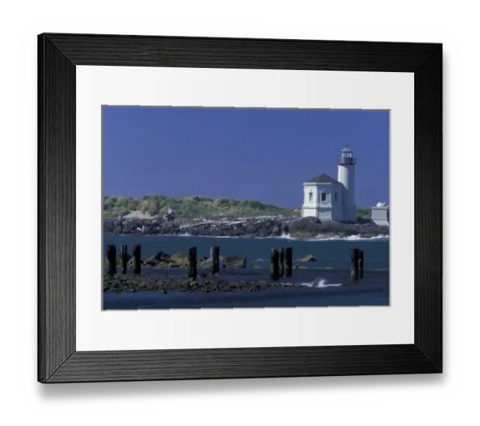 Framed Print : NA, USA, Oregon, Bandon, Coquille Lighthouse Framed Print : NA, USA, Oregon, Bandon, Coquille Lighthouse