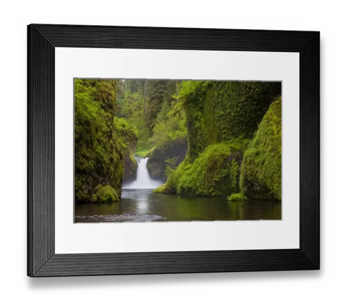Framed Print : USA, Eagle Creek, Columbia Gorge, Oregon. Punchbowl Falls on Eagle Creek Framed Print : USA, Eagle Creek, Columbia Gorge, Oregon. Punchbowl Falls on Eagle Creek