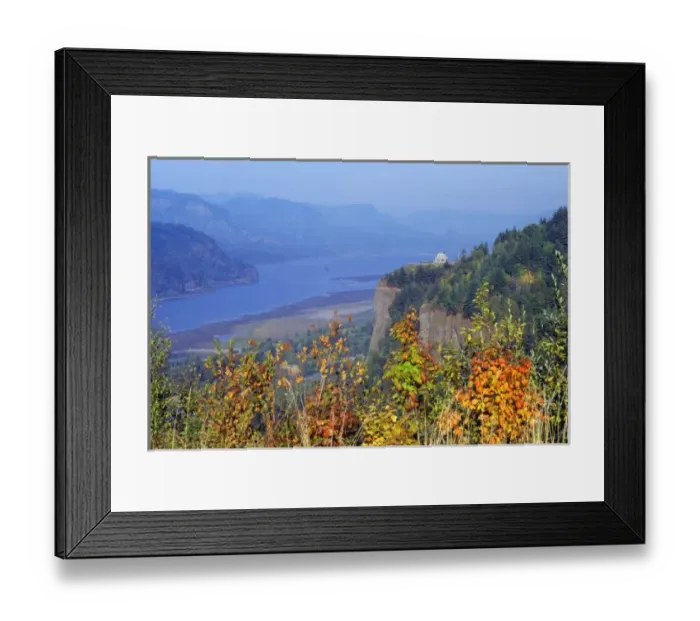 Framed Print : Vista House, high on Crown Point at the mouth of the Columbia river Gorge, Oregon Framed Print : Vista House, high on Crown Point at the mouth of the Columbia river Gorge, Oregon