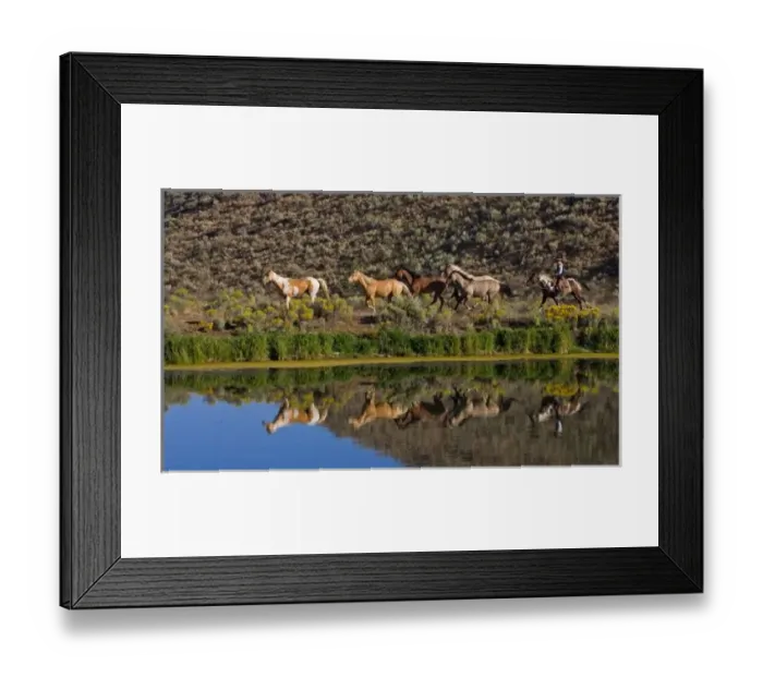 Framed Print : US, Oregon, Seneca, Ranch living at The Ponderosa Ranch (MR)