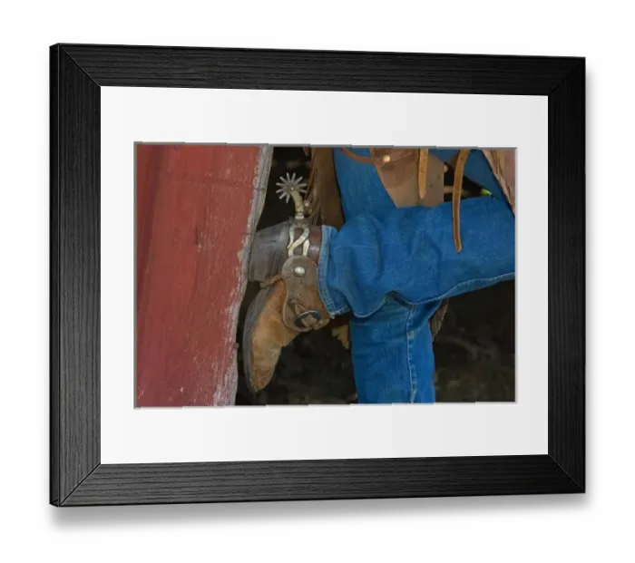 Framed Print : US, Oregon, Seneca, Ranch living at The Ponderosa Ranch (MR)