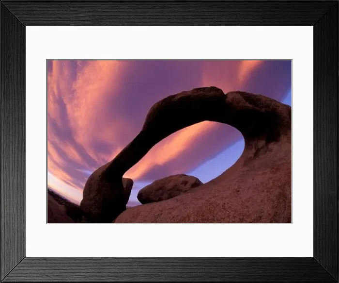 Framed Print : NA, USA, California, Eastern Sierra, Alabama Hills. Granite arch Framed Print : NA, USA, California, Eastern Sierra, Alabama Hills. Granite arch
