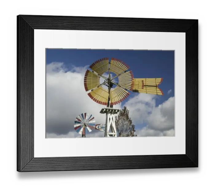 Framed Print : USA, Indiana, Kendallville: Mid, America Windmill MuseumEarly American Windmills Framed Print : USA, Indiana, Kendallville: Mid, America Windmill MuseumEarly American Windmills