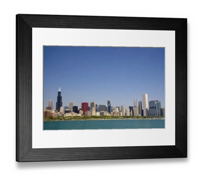 Framed Print : Skyline of Chicago, Illinois, USA Framed Print : Skyline of Chicago, Illinois, USA