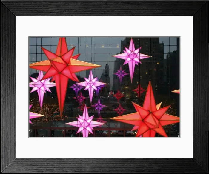 Framed Print : In New York City. Christmas decoration inside Time Warner Center, on Columbus Circle Framed Print : In New York City. Christmas decoration inside Time Warner Center, on Columbus Circle