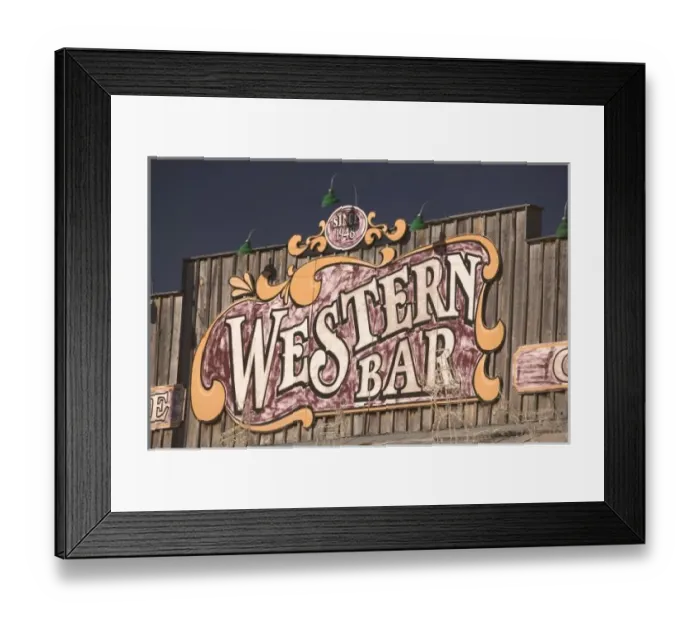 Framed Print : USA, New Mexico, Cloudcroft: Mountain Town (el. 9000ft) above Alamogordo Western Bar Framed Print : USA, New Mexico, Cloudcroft: Mountain Town (el. 9000ft) above Alamogordo Western Bar