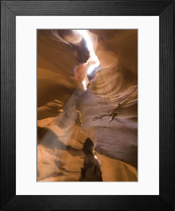 Framed Print : The Corkscrew in Upper Antelope Canyon, Navajo Reservation, Arizona, US