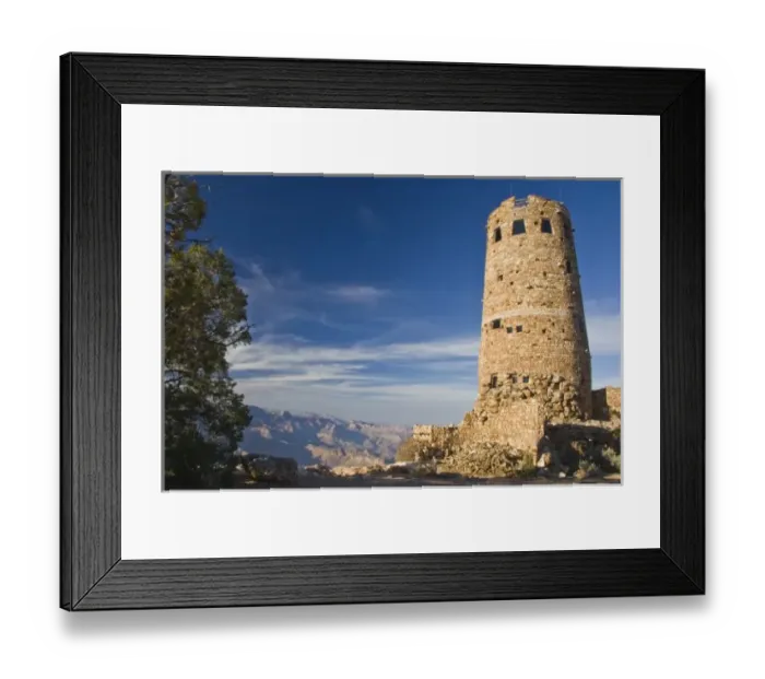 Framed Print : AZ, Arizona, Grand Canyon National Park, South Rim, Desert View, The Watchtower, historic rest area Framed Print : AZ, Arizona, Grand Canyon National Park, South Rim, Desert View, The Watchtower, historic rest area
