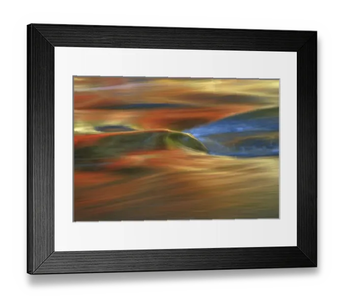 Framed Print : USA, New Hampshire, Swift River, Fall reflections in flowing river Framed Print : USA, New Hampshire, Swift River, Fall reflections in flowing river