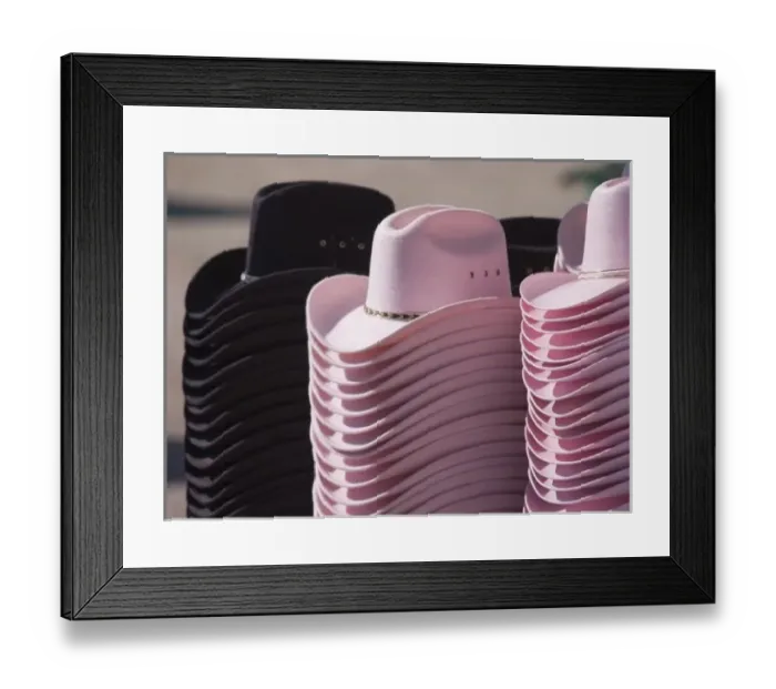 Framed Print : Tucson, Arizona. Cowboy hats for men and women on sale at the Tucson Rodeo Framed Print : Tucson, Arizona. Cowboy hats for men and women on sale at the Tucson Rodeo