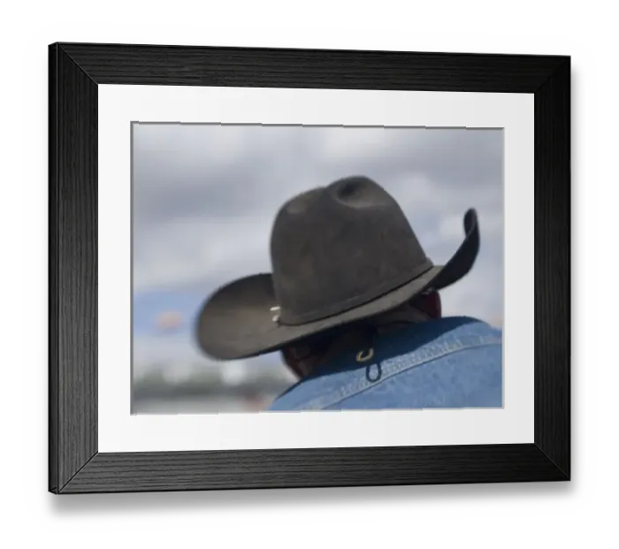 Framed Print : Tucson, Arizona. Cowboy hats in use at the Tucson Rodeo Framed Print : Tucson, Arizona. Cowboy hats in use at the Tucson Rodeo