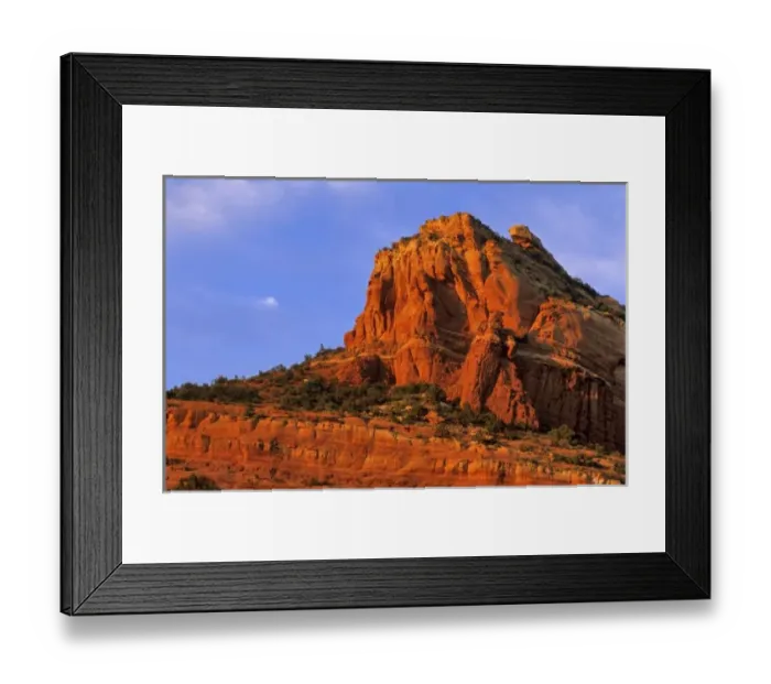 Framed Print : Red Rocks at Sterling Canyon in Sedona Arizona