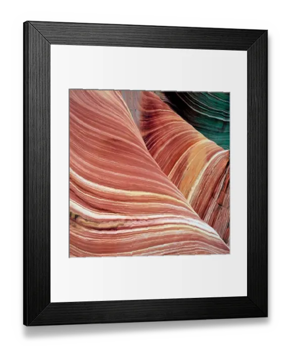 Framed Print : Wind and water eroded Navajo sandstone in Coyote Buttes North, Paria Canyon Vermillion Framed Print : Wind and water eroded Navajo sandstone in Coyote Buttes North, Paria Canyon Vermillion