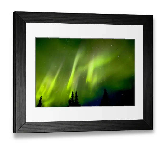 Framed Print : USA, Alaska, Chena Hot Springs. Aurora Borealis in the night sky Framed Print : USA, Alaska, Chena Hot Springs. Aurora Borealis in the night sky