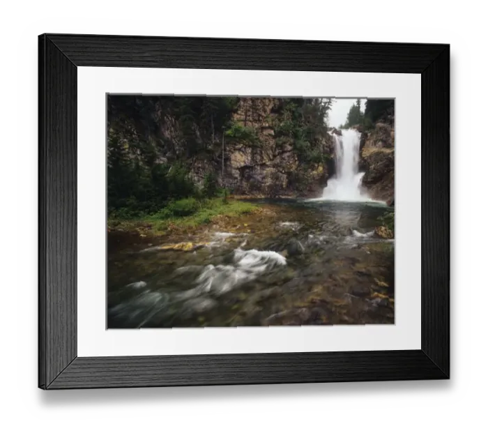 Framed Print : Running Eagle Falls Framed Print : Running Eagle Falls
