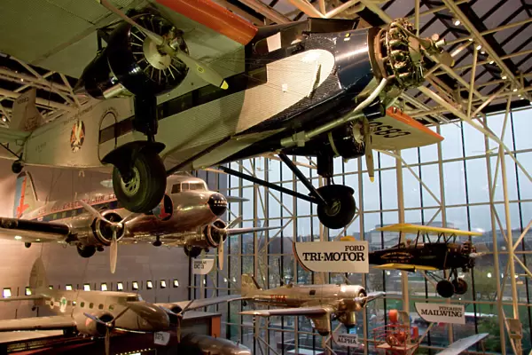 WASHINGTON, D. C. USA. Aircraft displayed in Smithsonian Air and Space Museum